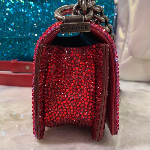 Swarovski ultra Mini Chanel Leboy Crossbody bag - Picture 5 of 10